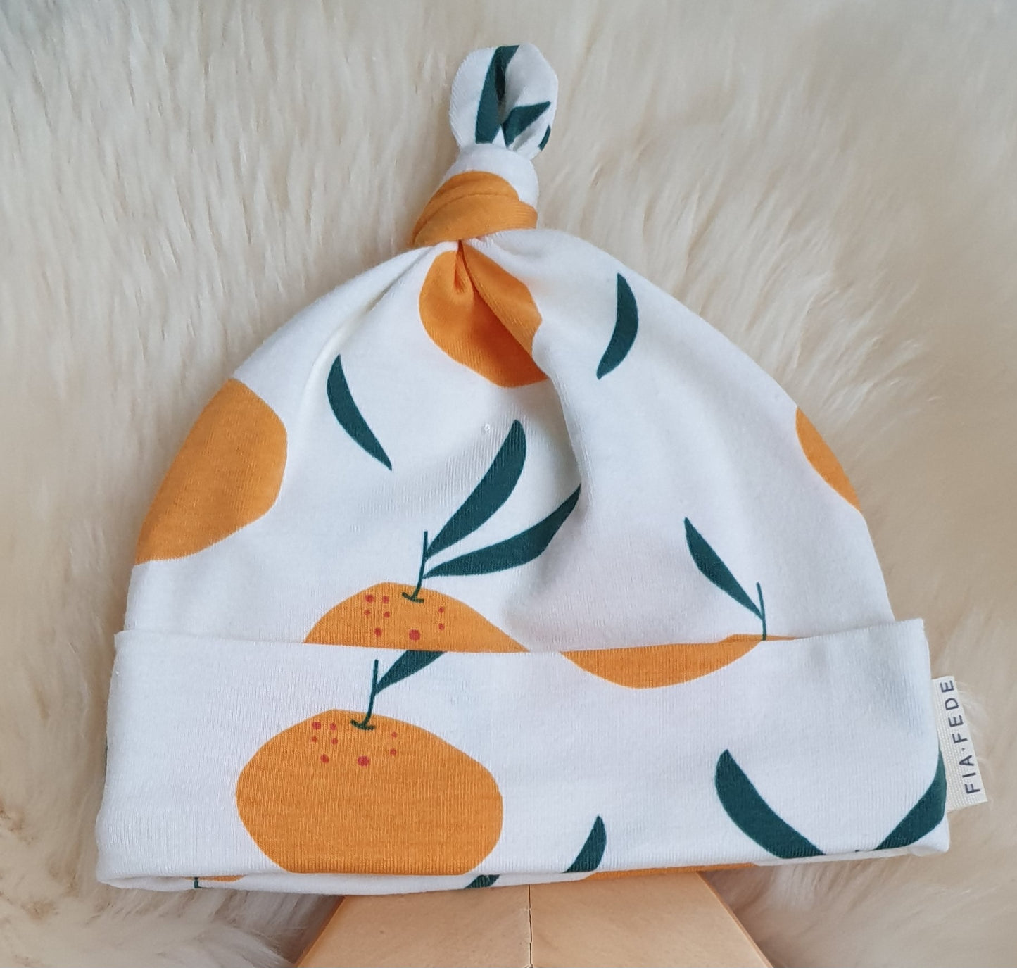 Oranges - Organic baby hat