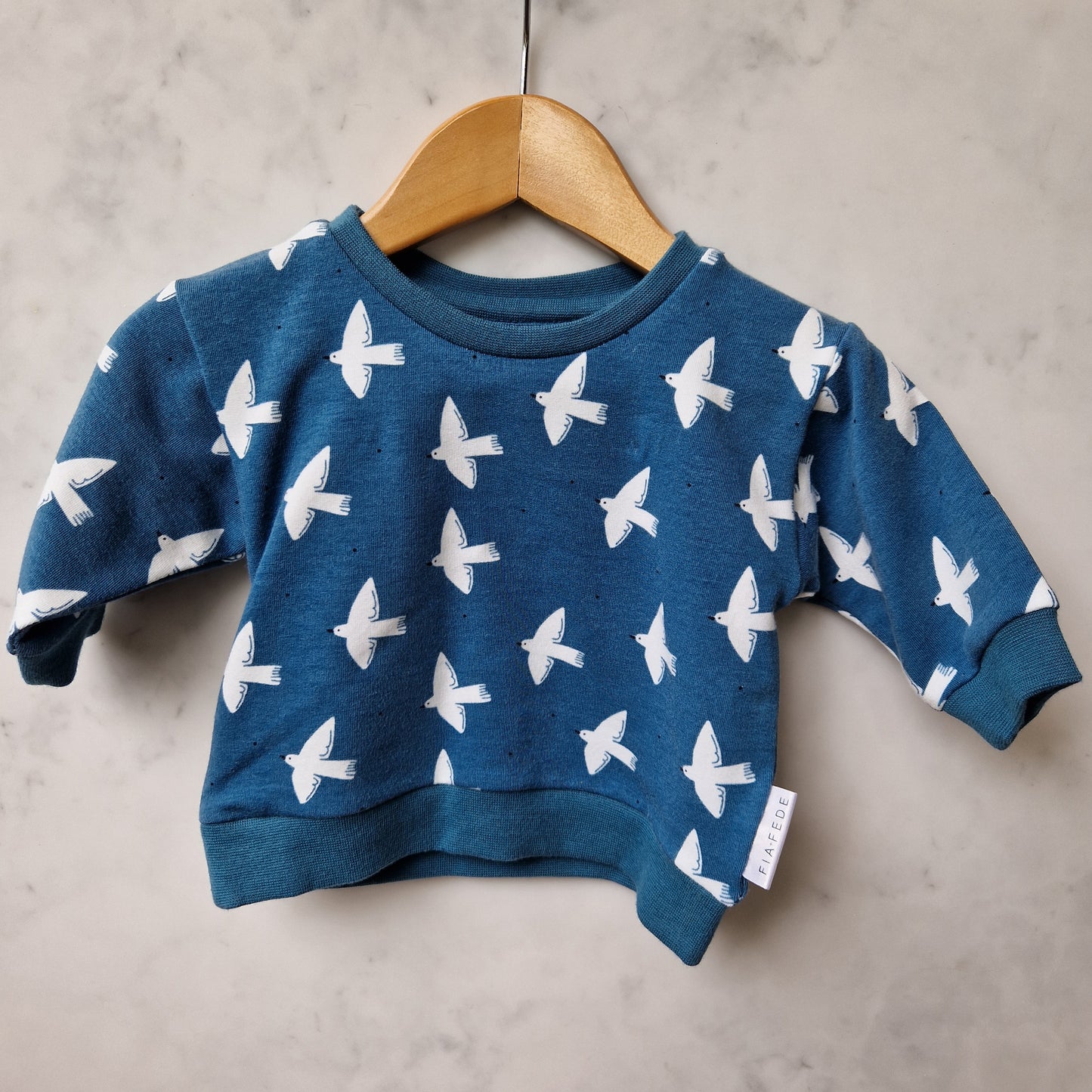 BLUE BIRD - Organic sweater